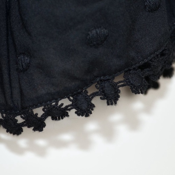 See By Chloé Embroidered Bell Sleeve Blouse Black 4 - Picture 10 of 14